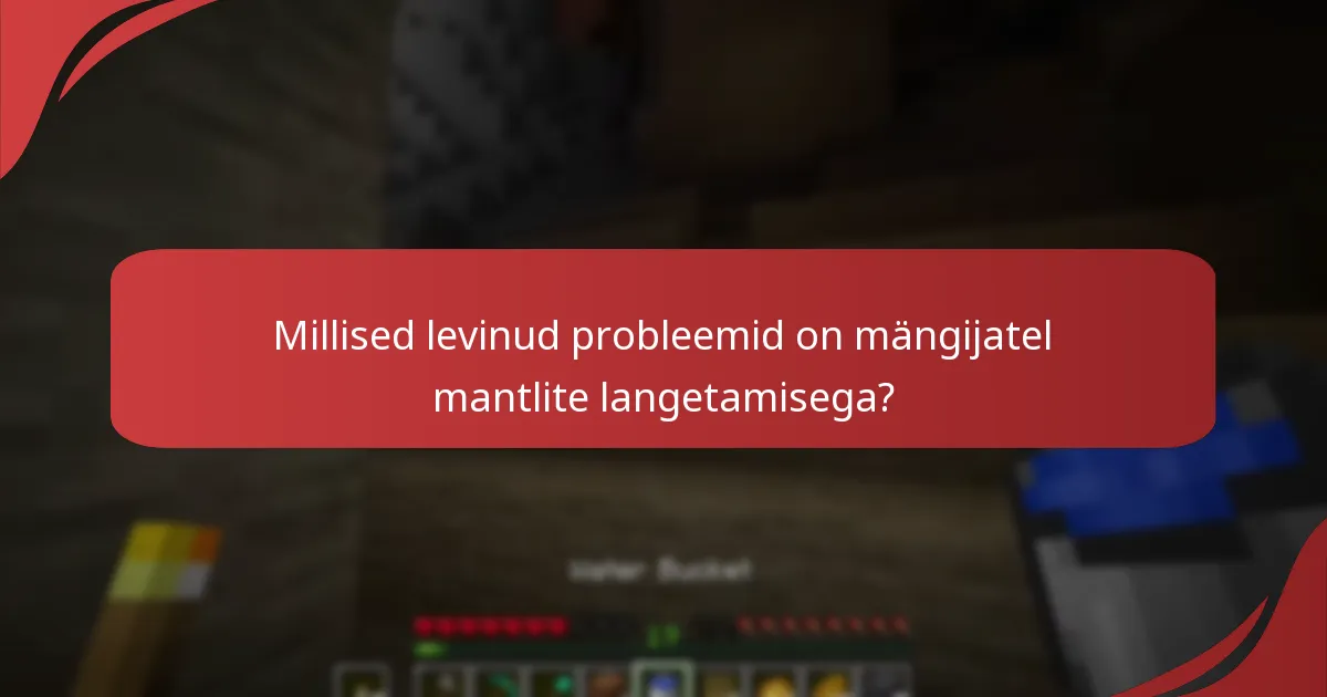 Kust leida tugivahendeid mantlite langetamise probleemide jaoks?