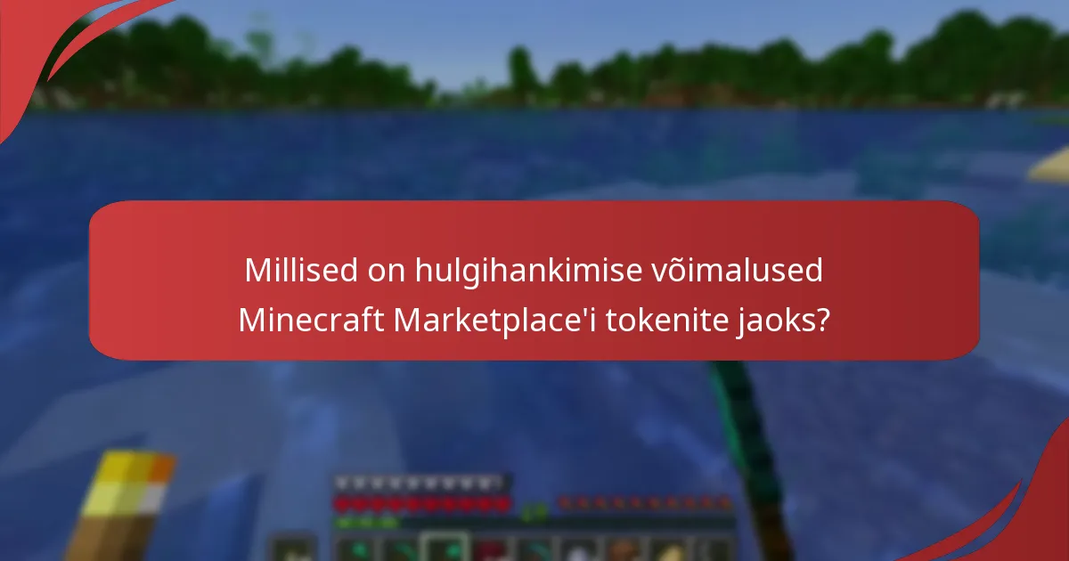 Kas Minecraft Marketplace'i tokenite jaoks on saadaval allahindlusi?