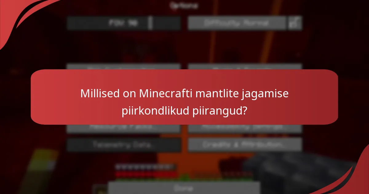Kuidas lahendada probleeme mantlite jagamise sobivusega?