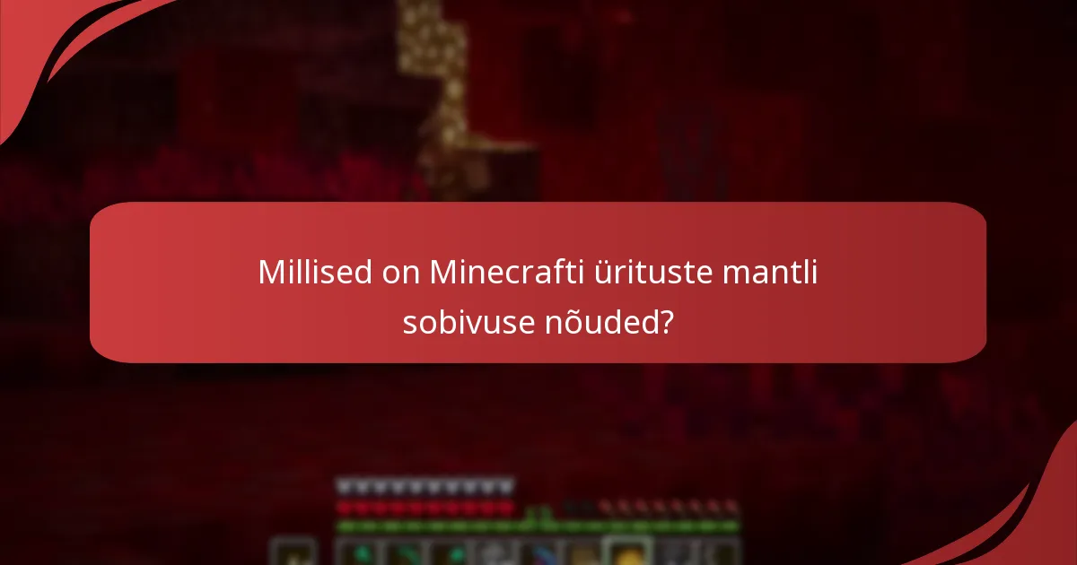 Kuidas ma saan osaleda Minecrafti üritustes, mis on seotud ürituste mantliga?