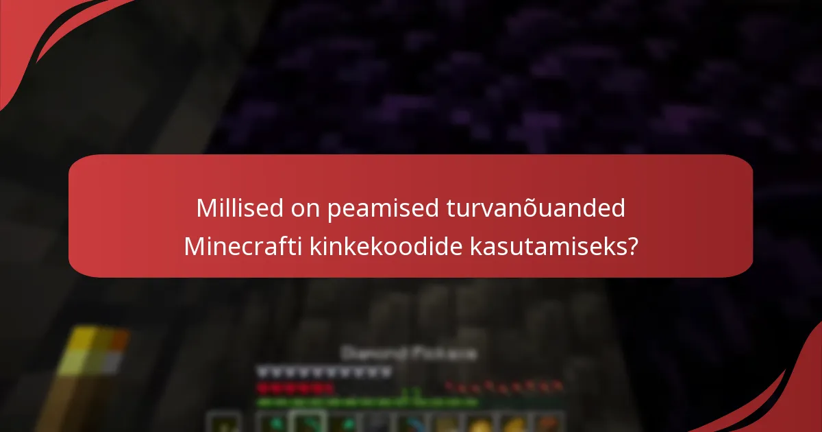Kuidas saan teatada Minecrafti kinkekoodide petuskeemidest?
